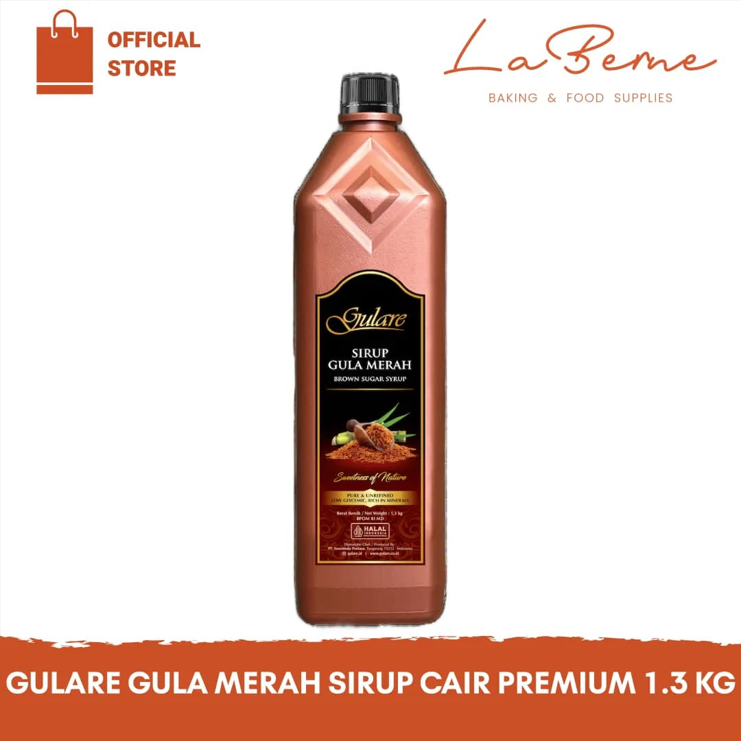 Gulare Gula Merah Cair Premium 1.3 Kg (Sirup Gula Merah)